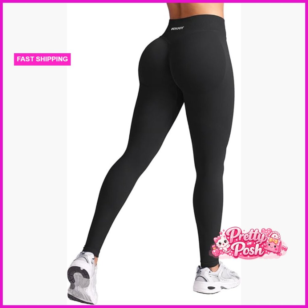 Seamless Leggings with Tummy Control and Butt Lifting Scrunch